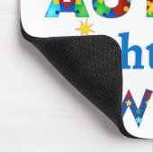 Iemand met AUTISM verlicht mijn wereld Muismat (Hoek)