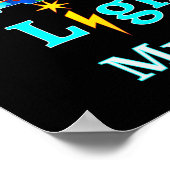 Iemand met AUTISM verlicht mijn wereld Poster (Hoek)