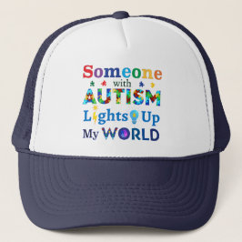 Iemand met AUTISM verlicht mijn wereld Trucker Pet