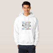 Iemand met autisme houdt van mij (puzzle) hoodie (Voorkant volledig)