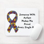 Iemand met autisme maakt dat ik elke Da druk Muismat (Met muis)