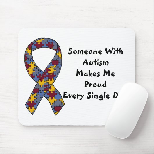 Iemand met autisme maakt dat ik elke Da druk Muismat (Met muis)