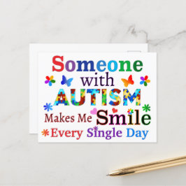 Iemand met AUTISme maakt me klein Briefkaart