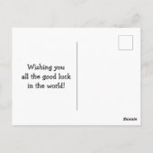 Iemand met AUTISme maakt me klein Briefkaart (Achterkant)