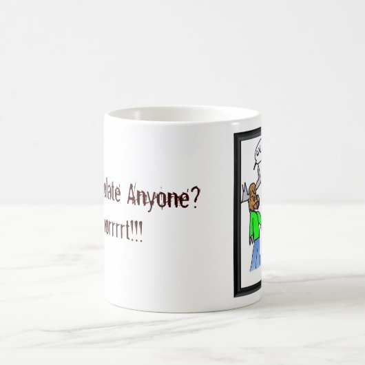 Iemand met een warme chocolade? Mok (Center)