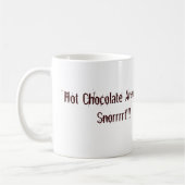 Iemand met een warme chocolade? Mok (Links)