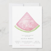 Iemand met een waterverf watermeloen voor een wate kaart (Voorkant)