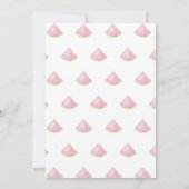 Iemand met een waterverf watermeloen voor een wate kaart (Achterkant)