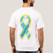 Iemand met het syndroom van Down T-shirt (Achterkant)