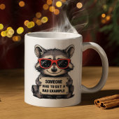 Iemand moet een slecht voorbeeld geven Schattigee Koffiemok