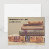 Iemand moet ze schrijven briefkaart (Voorkant / Achterkant)