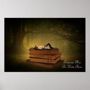 Iemand moet ze schrijven poster