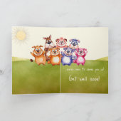 Iemand morste de thee Schattigee honden worden gez Kaart (Binnen)