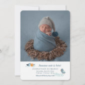 Iemand nieuw is hier Foto geboorteaankondiging Aankondiging (Voorkant)