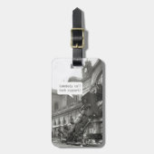 Iemand noemt Tech Support Train Wreck Bagagelabel (Voorkant verticaal)