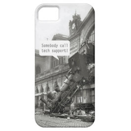 Iemand noemt Tech Support Train Wreck Case-Mate iPhone Case