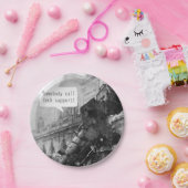 Iemand noemt Tech Support Train Wreck Papieren Bordje (Feest)