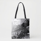 Iemand noemt Tech Support Train Wreck Tote Bag (Voorkant)