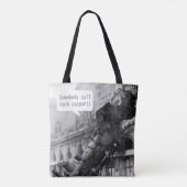 Iemand noemt Tech Support Train Wreck Tote Bag (Achterkant)