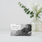 Iemand noemt Tech Support Train Wreck Visitekaartje (Staand voorkant)