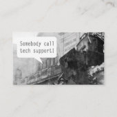 Iemand noemt Tech Support Train Wreck Visitekaartje (Voorkant)