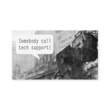 Iemand noemt Tech Support Train Wreck