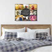 Iemand om het gedenken te onthouden Foto Collage Canvas Afdruk (Insitu (Slaapkamer))