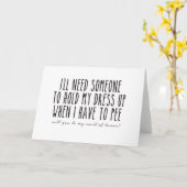 Iemand om mijn jurk omhoog te houden terwijl ik pl kaart (Gele Bloem)