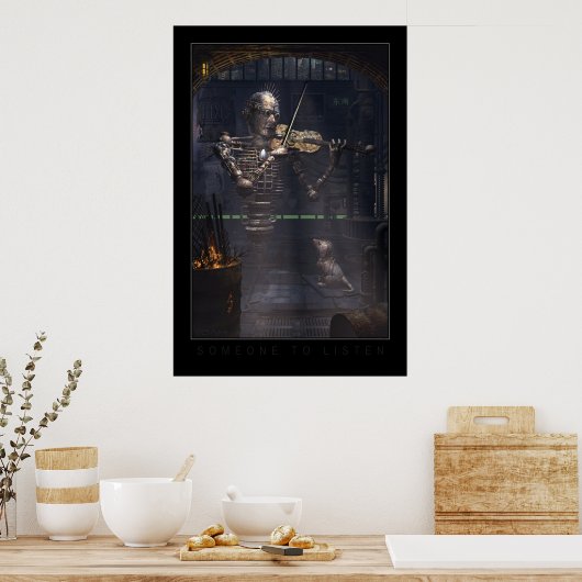 Iemand om te luisteren poster (Keuken)