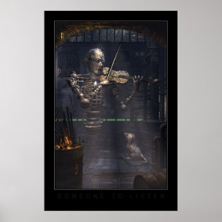 Iemand om te luisteren poster