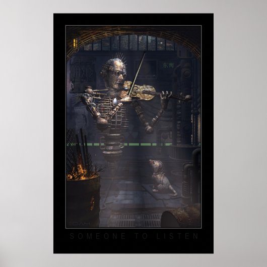 Iemand om te luisteren poster (Voorkant)