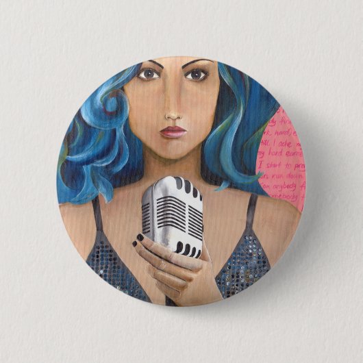 Iemand om van te houden ronde button 5,7 cm (Voorkant)