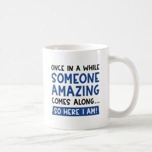 Iemand ongelofelijk koffiemok