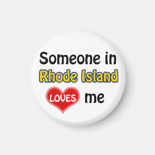 Iemand op Rhode Island houdt van me Magneet