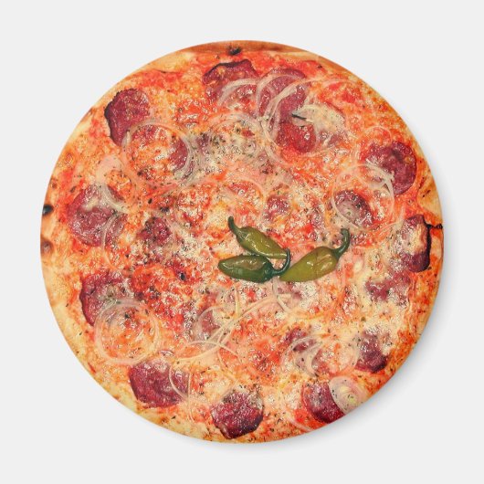 Iemand Pizza? Magneet (Voorkant)
