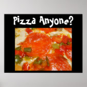 Iemand Pizza? Poster (Voorkant)