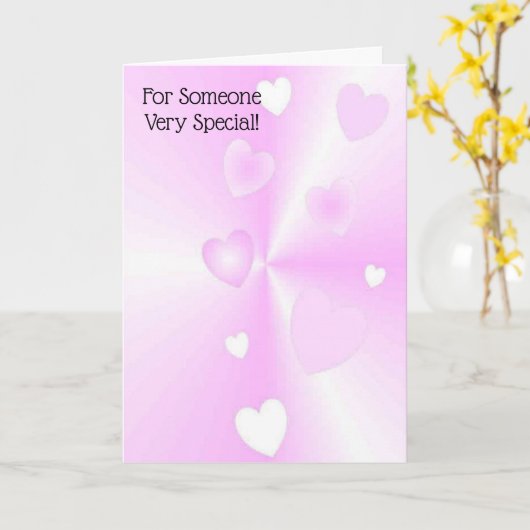 Iemand speciaal kaart (Gele Bloem)