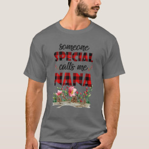 Iemand speciaal noemt me Nana Kerstmis Baby Annou T-shirt