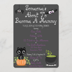 Iemand staat op het punt een mama te worden kaart