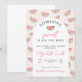 Iemand Sweet is onderweg, Baby shower. Kaart (Voorkant / Achterkant)