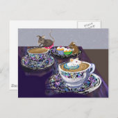 Iemand thee? briefkaart (Voorkant / Achterkant)