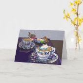 Iemand thee? kaart (Gele Bloem)