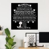 Iemand Tree Poster (Thuiskantoor)