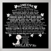 Iemand Tree Poster (Voorkant)