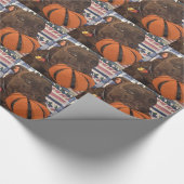 Iemand uit Basketball? Cadeaupapier (Hoek)