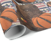 Iemand uit Basketball? Cadeaupapier (Rol Hoek)