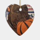 Iemand uit Basketball? Keramisch Ornament (Rechts)