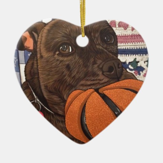 Iemand uit Basketball? Keramisch Ornament (Voorkant)