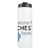 Iemand uit Rochester (NY) houdt van me Thermosbeker (Voorkant)