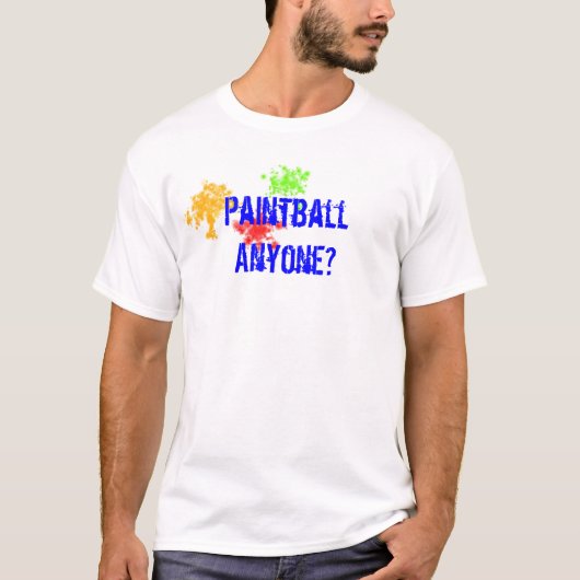 Iemand van Paintball? T-shirt (Voorkant)